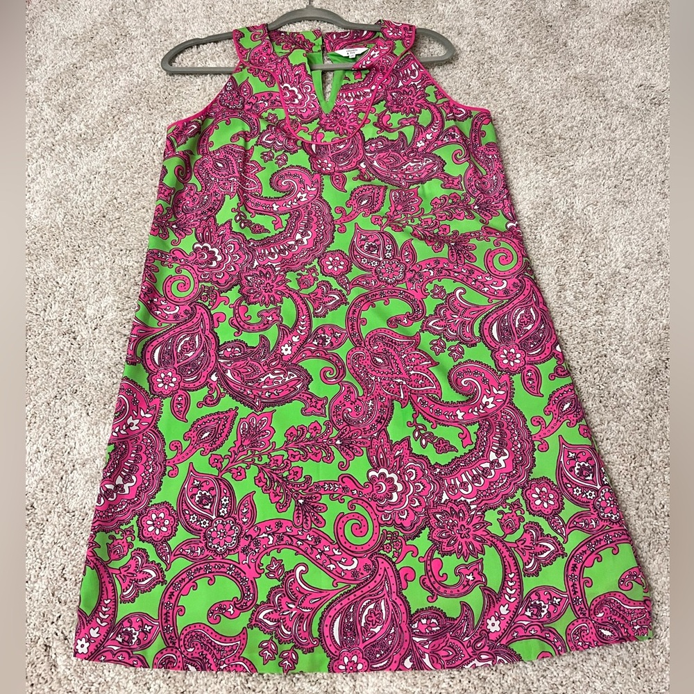 Crown and Ivy Sundress Pink Green size M